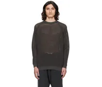 Gray O-Project Loose-Fit Long Sleeve T-Shirt