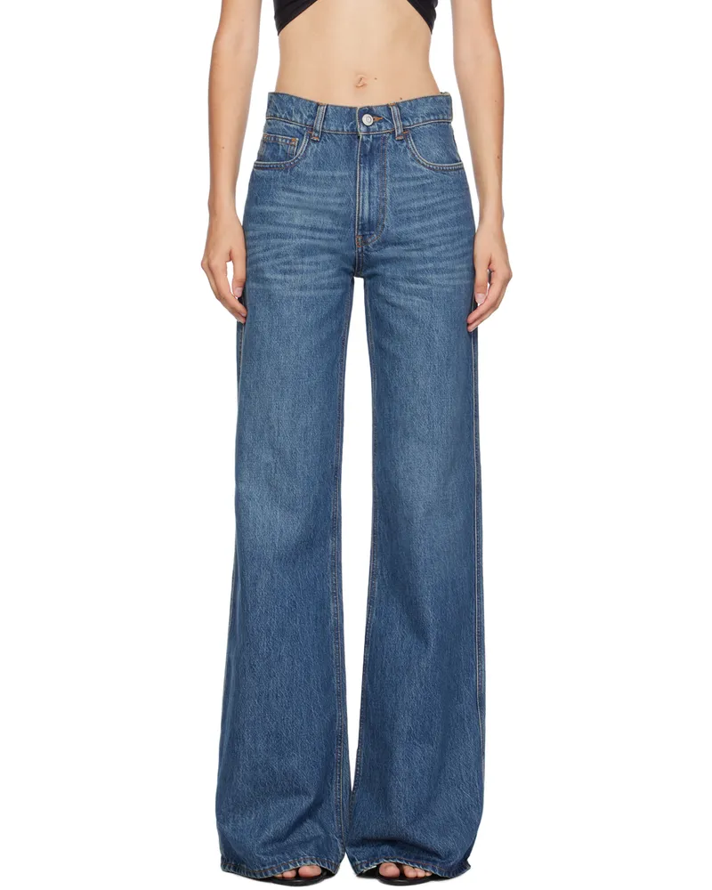 COPERNI Blue Wide Leg Jeans Blue