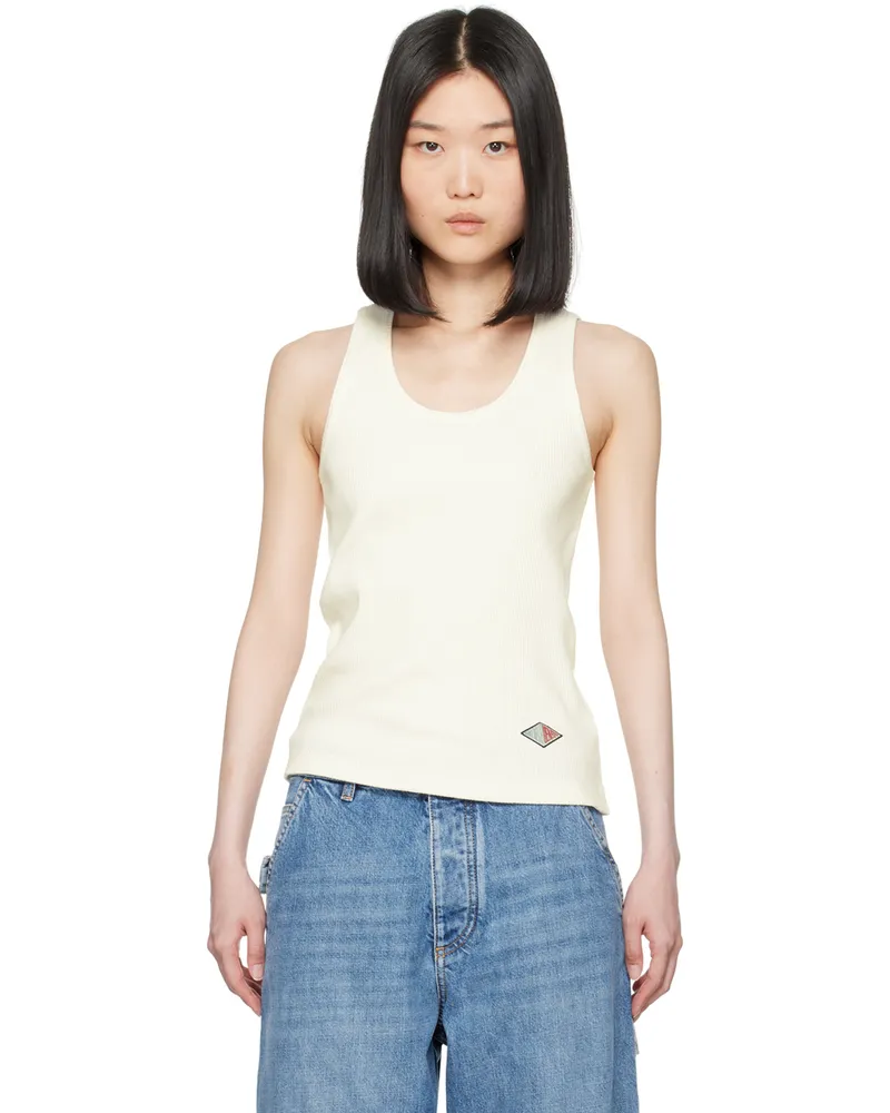 Bottega Veneta Off-white Compact Rib Tank Top 9071