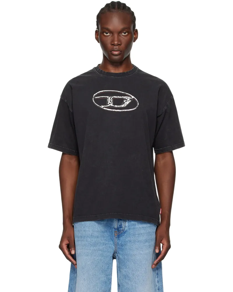 Diesel Black T-Boxt-Q22 T-Shirt 9xx