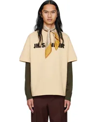 Jil Sander Beige Oversized T-Shirt Dark