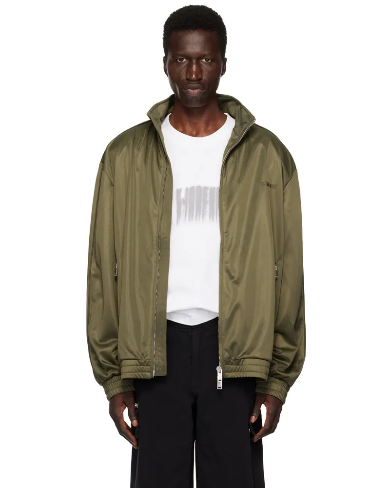 Han Kjøbenhavn Green Oversized Track Jacket Dark