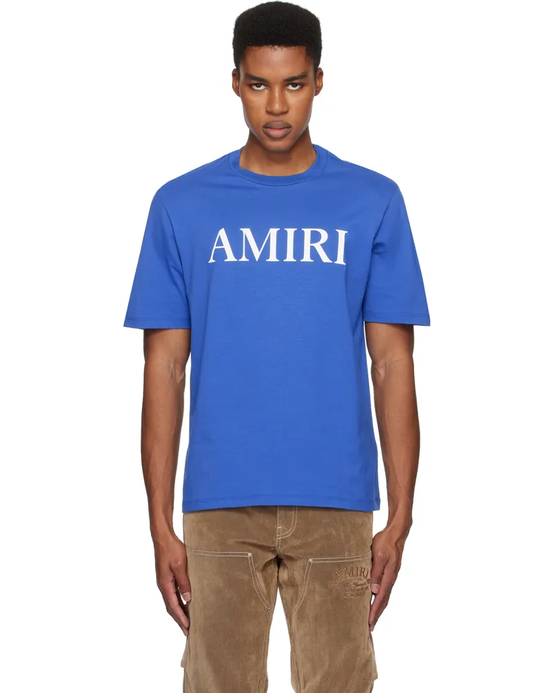 Amiri Blue 'AMIRI' Core Logo T-shirt Blue