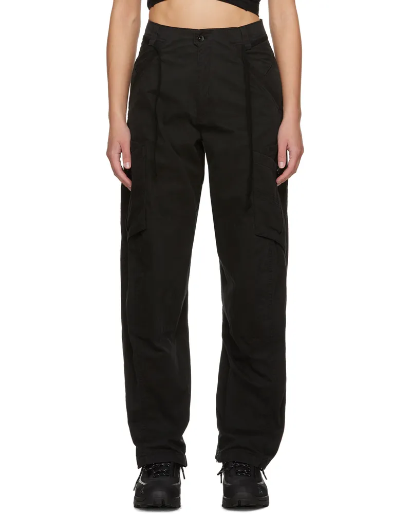 Hyein Seo Black Utility Trousers Black
