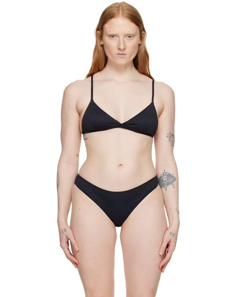 Baserange Black Mississippi Bikini Top Black