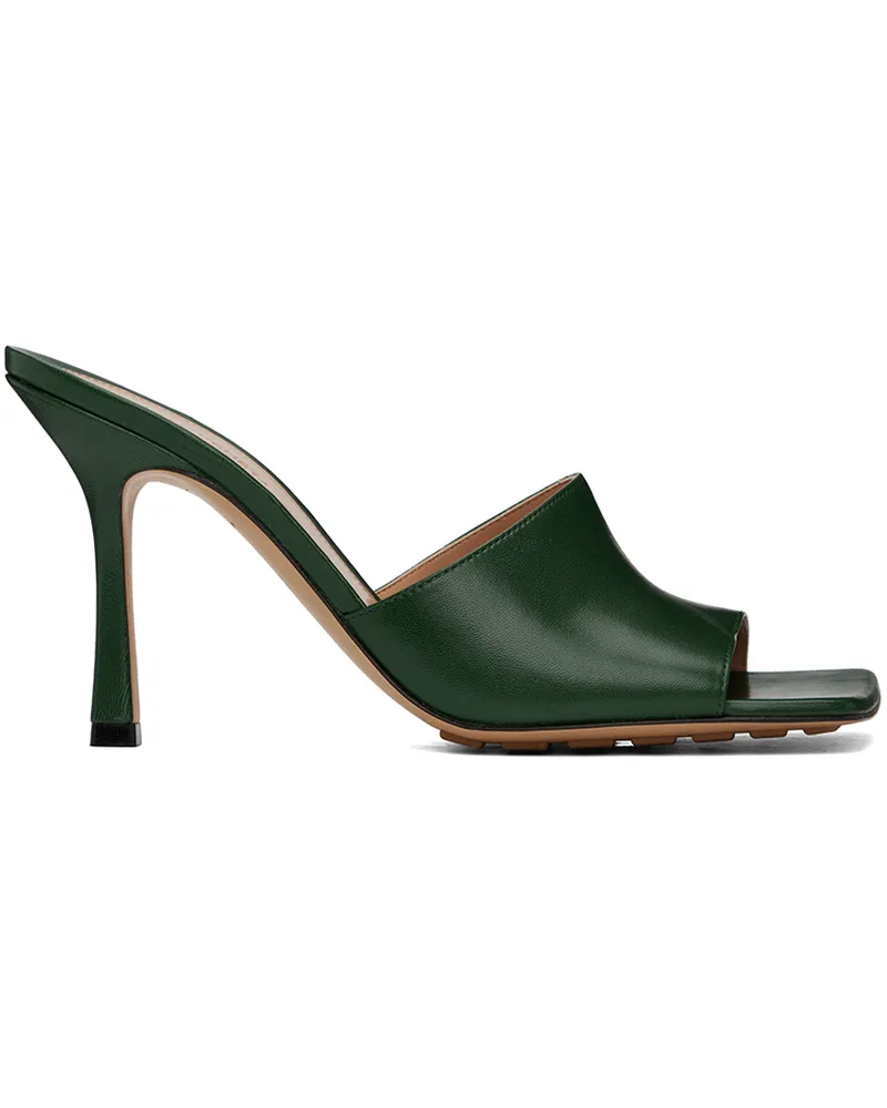 Bottega Veneta Green Stretch Mules 3125