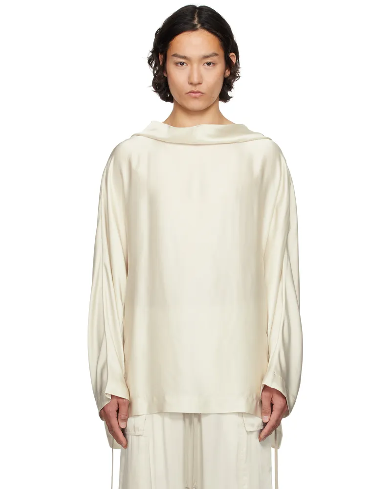 Rick Owens Off-White Hollywood Hooded Tunic Hoodie 41