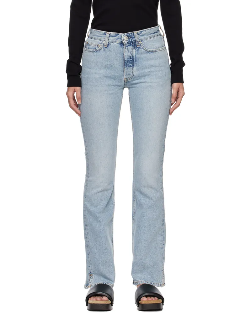 Won Hundred Blue Rob Slit Jeans Worn
