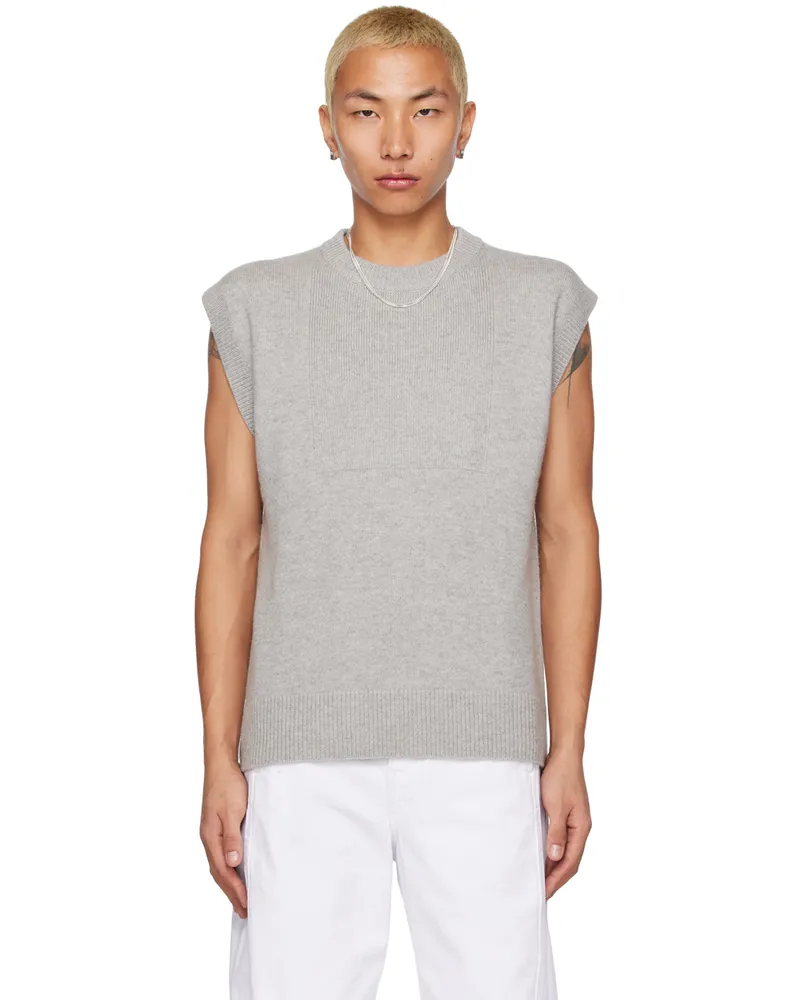 Lisa Yang Gray 'The Dennis' Vest Dove