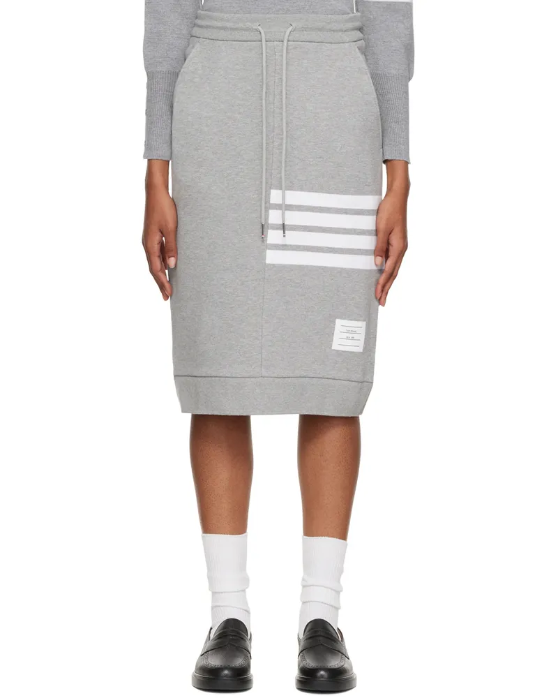 Thom Browne Grey Engineered 4-Bar Skirt Light