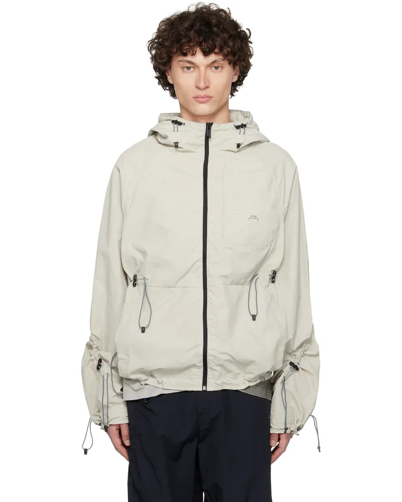 ACW* Beige Balfron Windbreaker Jacket Beige