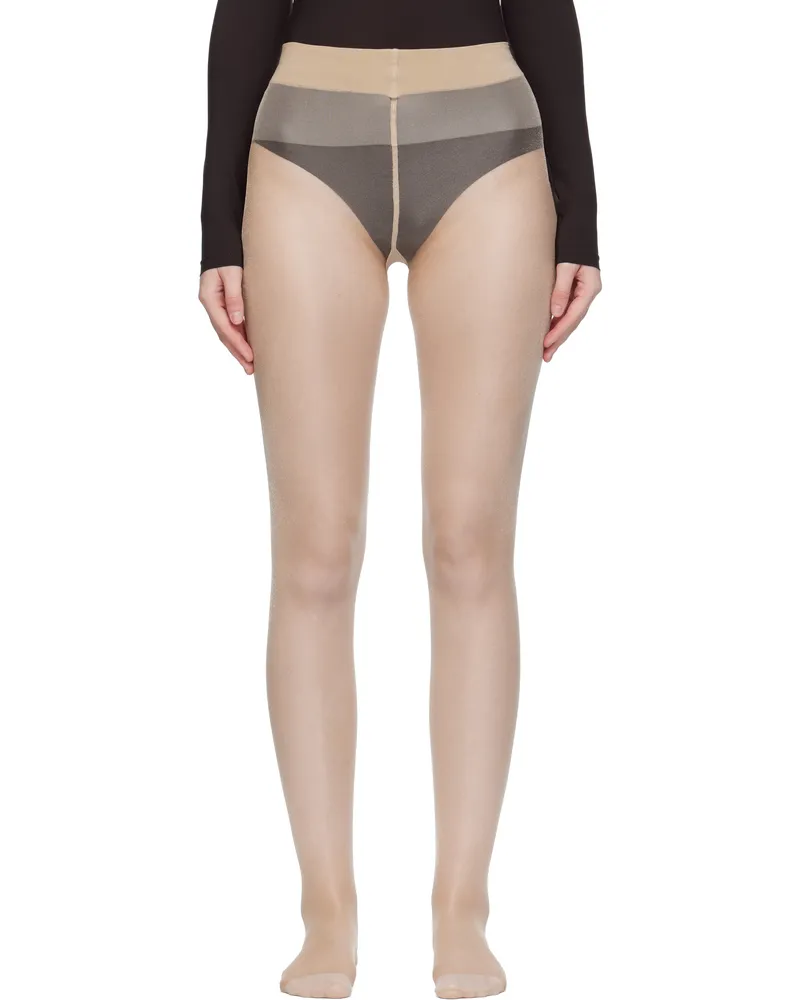 Wolford Beige Satin Touch 20 Tights 4273