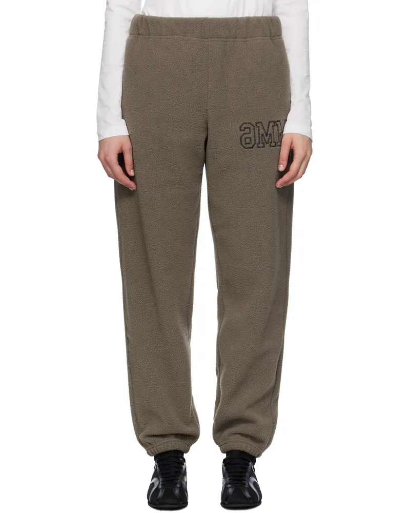 Maison Margiela Taupe Fleece Sweatpants 809