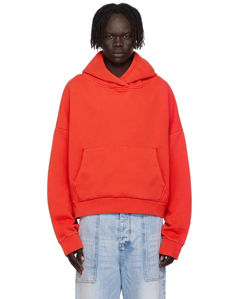 Entire Studios Red Heavy Hoodie Cherry