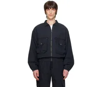 Black Garment-Dyed Jacket