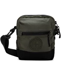 Stone Island Khaki Contrast Nylon Metal Co Shape Bag Vmusk