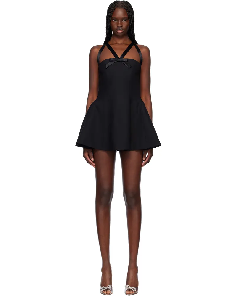 Mirror Palais Black Petite Duchess Minidress Black