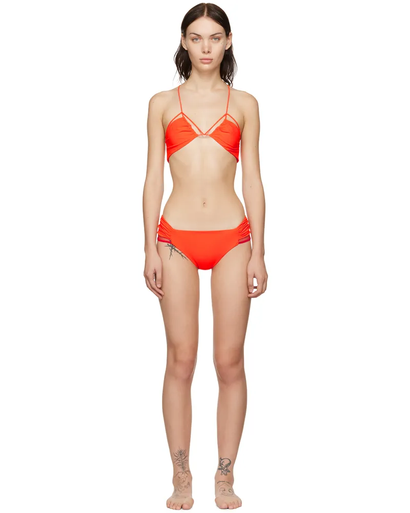 Nensi Dojaka SSENSE Exclusive Orange Bikini 489