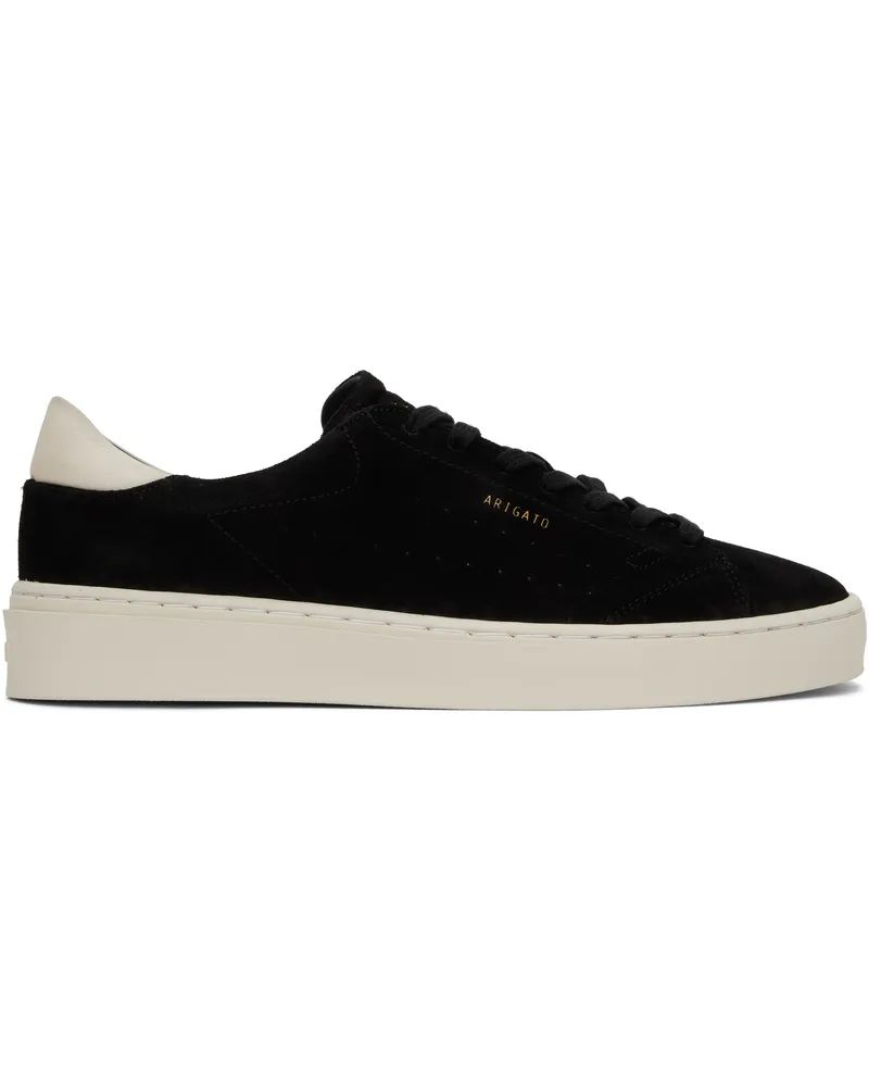Axel Arigato Black Court Suede Sneakers