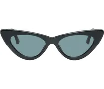 Black Linda Farrow Edition Dora Sunglasses