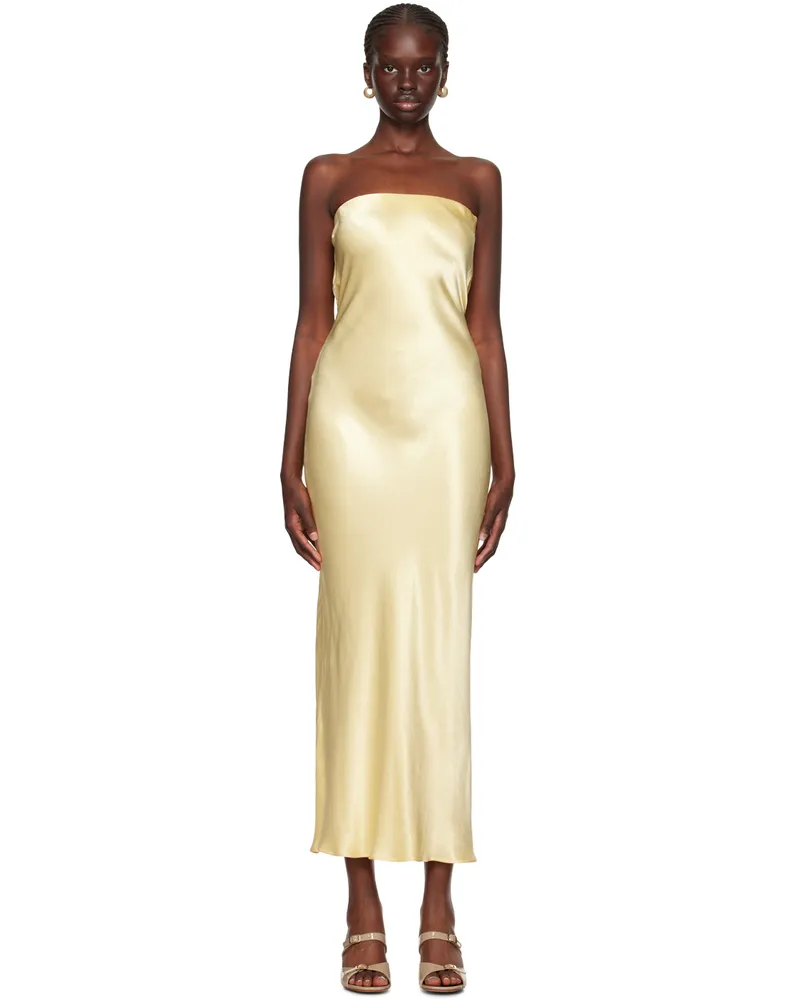 bec & bridge Yellow Moondance Maxi Dress Butter