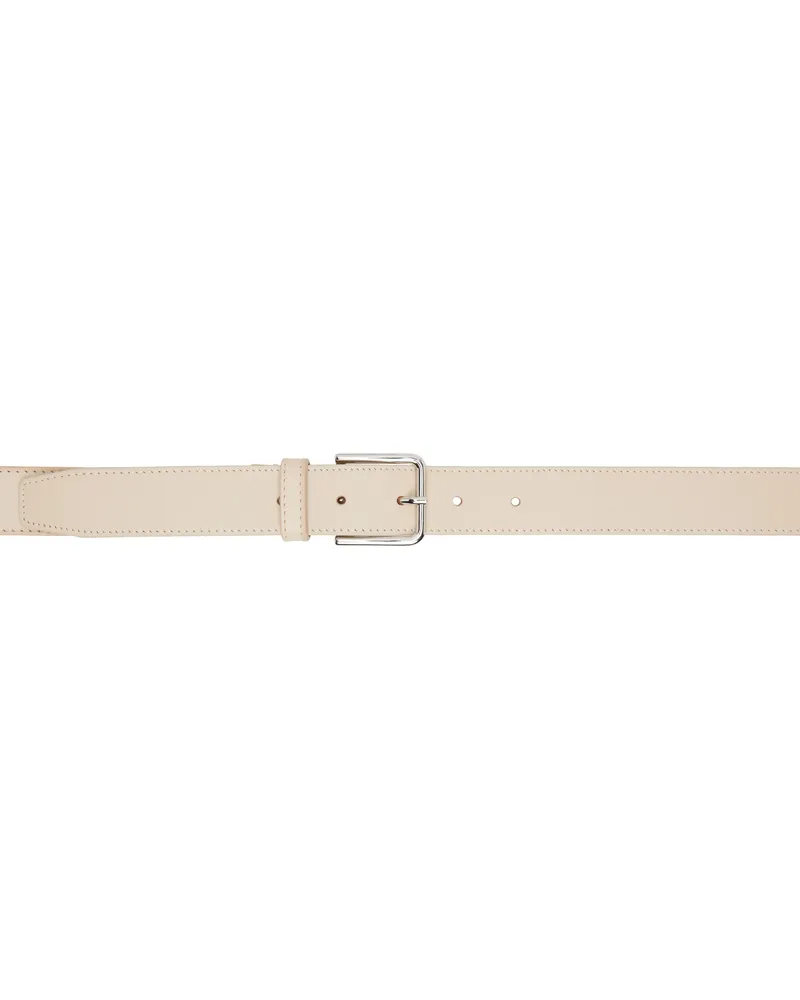 FRANKIE Shop Beige Toni Leather Belt Mastic