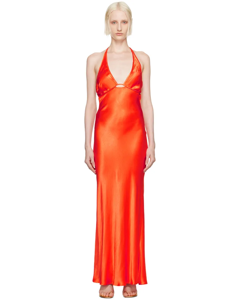 bec & bridge Orange Zariah Maxi Dress Fire