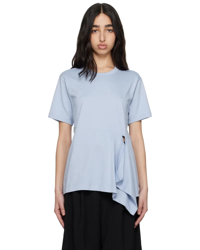 Comme des Garçons Blue Open Loop T-shirt 1