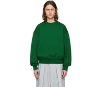 Green Embroidered Sweatshirt