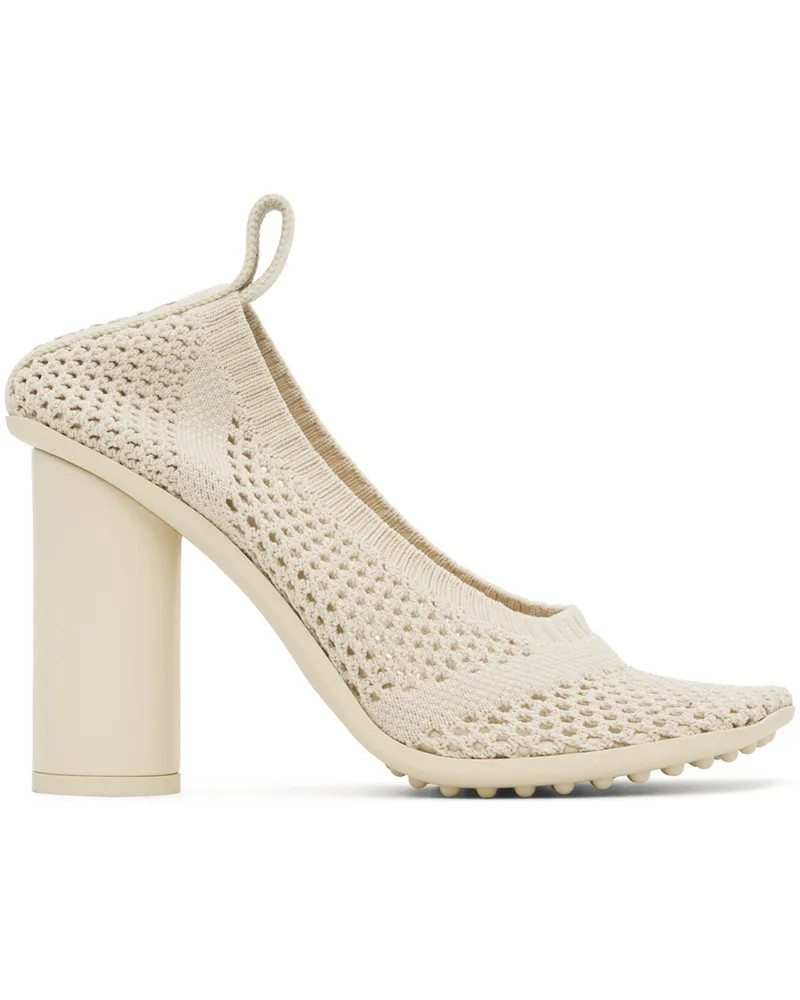 Bottega Veneta Beige Atomic Pump Heels 9031