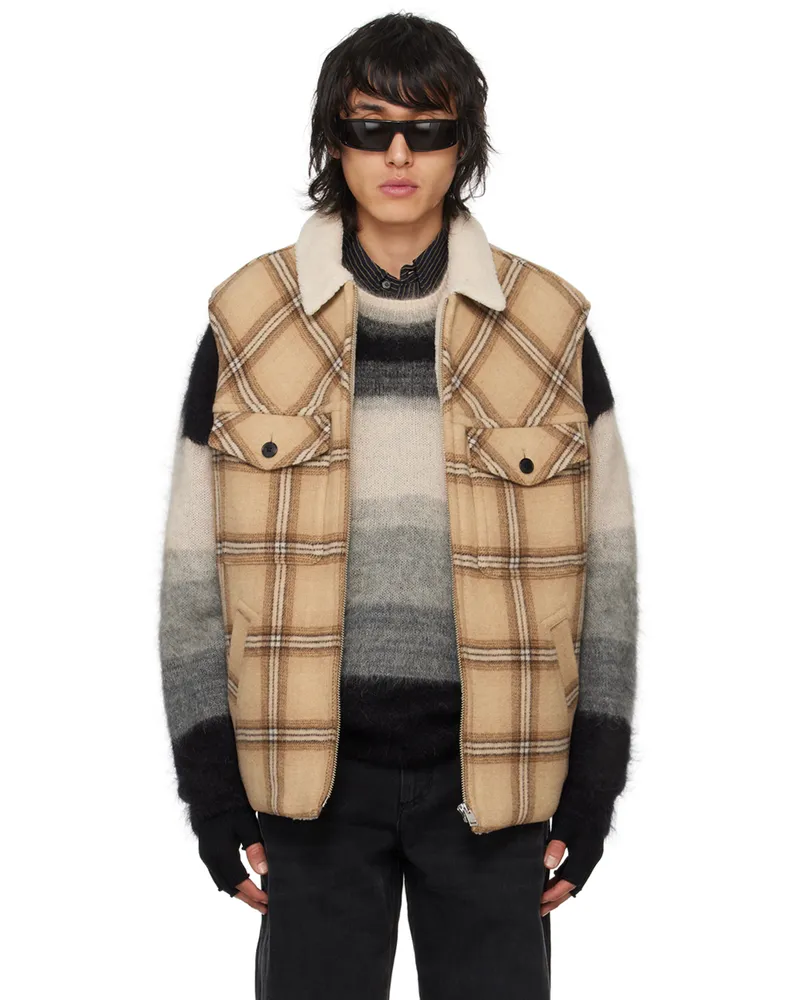 Isabel Marant Beige Kiraneo Vest 50cm