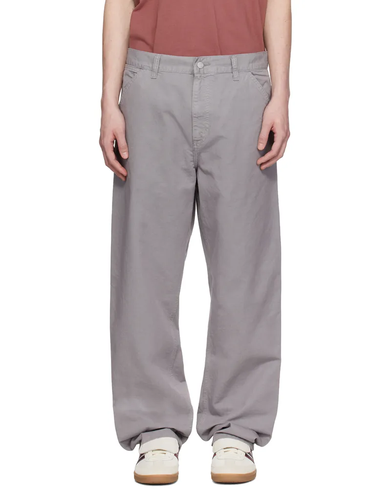 Carhartt WIP Gray Single Knee Trousers 2lrgd
