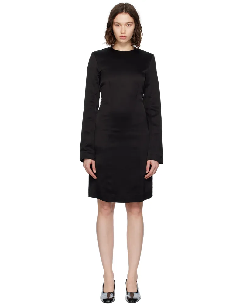 Totême Black Dart Minidress Black