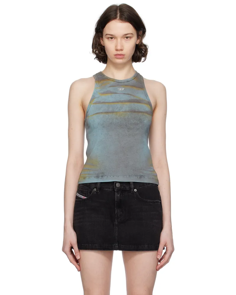 Diesel Multicolor T-Anky-Whisk Tank Top 8hea