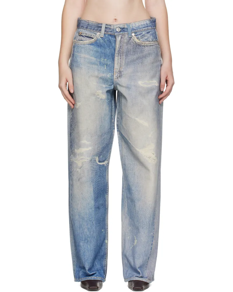 Our Legacy Blue Full Cut Jeans Digital