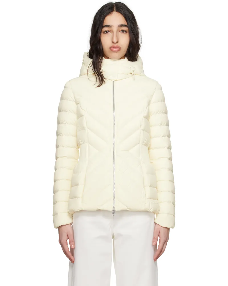 Mackage Off-White Idalee Hooded Light Down Jacket C0253