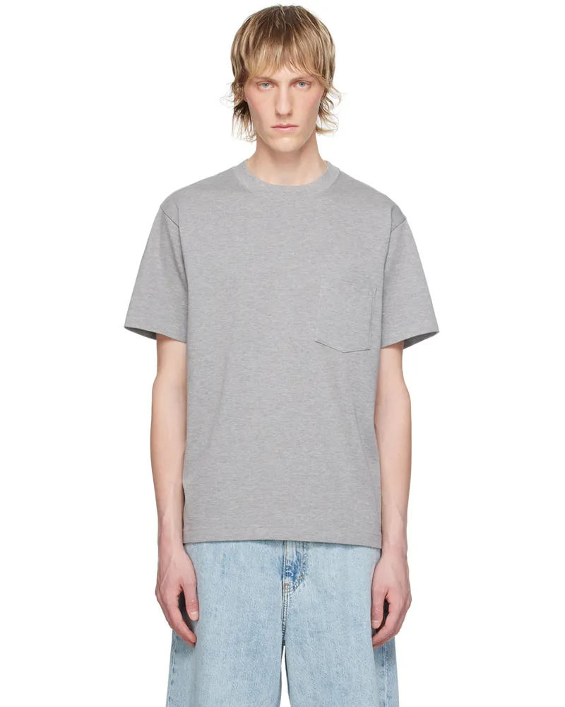 N.HOOLYWOOD Gray Crewneck T-Shirt T.gray