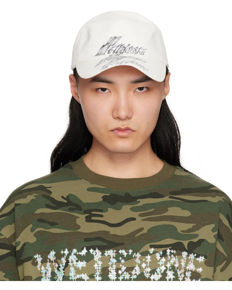 WE 11 DONE White Flame Logo Cap White