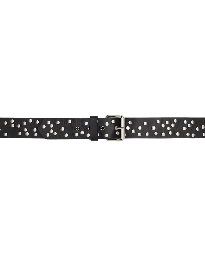 Dries van Noten Black Leather Belt 900