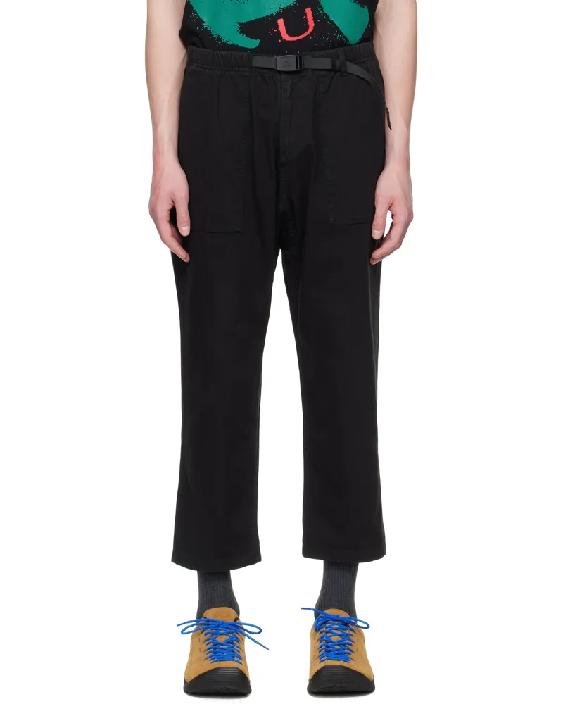 GRAMICCI Black Loose Tapered Trousers Black