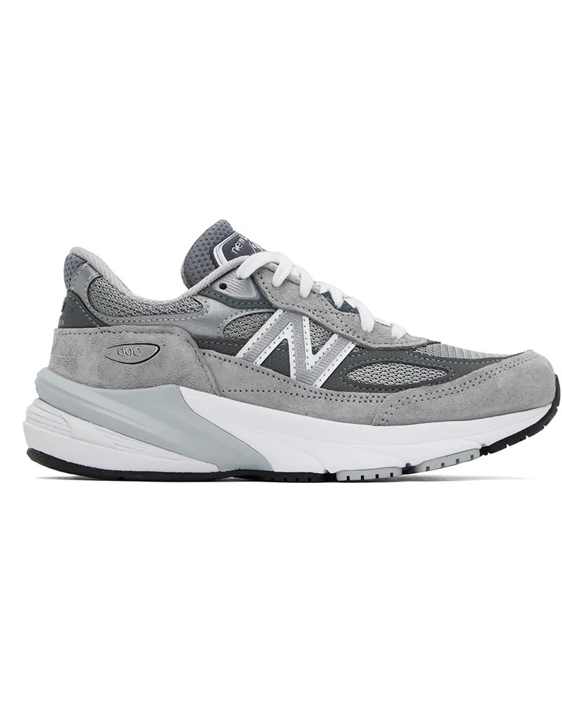 New Balance Gray 'Made In USA' 990v6 Sneakers Grey