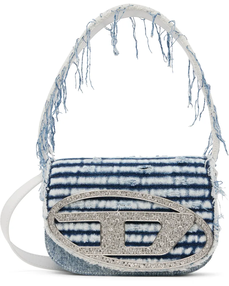 Diesel Blue 1dr Denim Bag Ha586