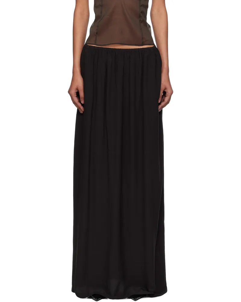 FRANKIE Shop Black Aeson Maxi Skirt 100