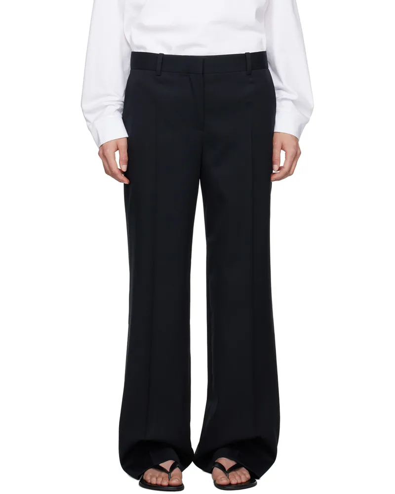 The Row Black Encore Trousers Aby