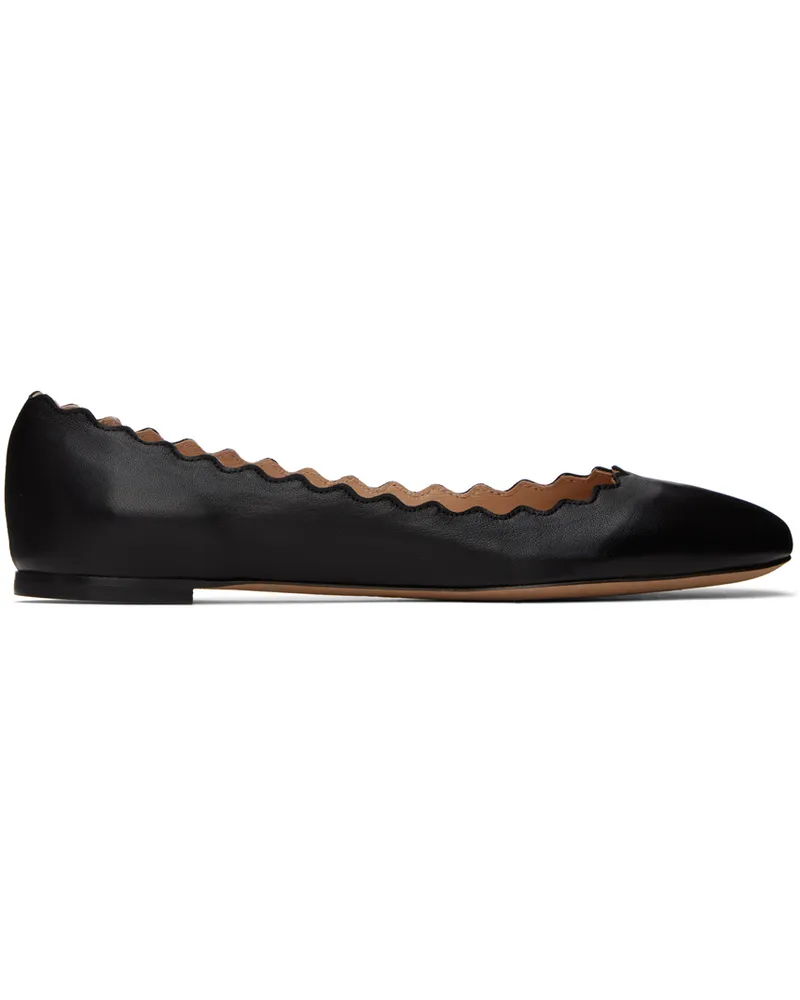 Chloé Black Lauren Ballerina Flats 001