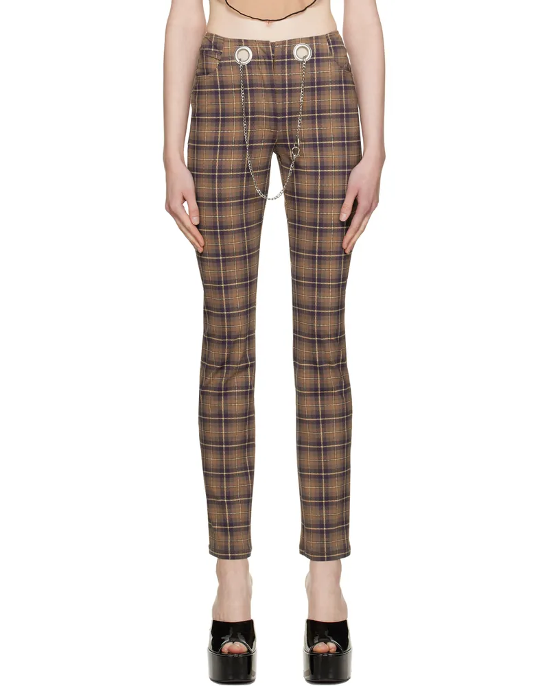 Miaou Brown Tommy Trousers Chocolate
