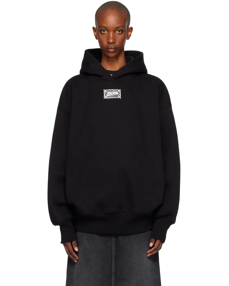 Jean Paul Gaultier Black Oversized Hoodie Black