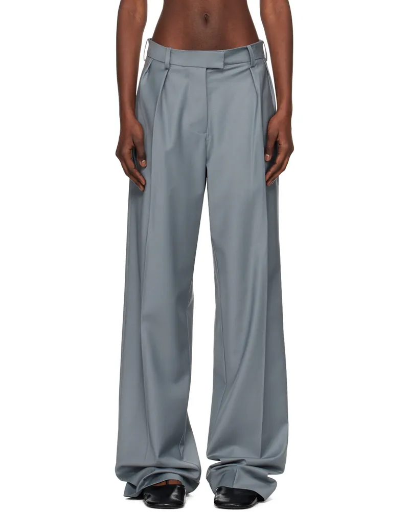 16ARLINGTON Gray Alix Trousers Grigio