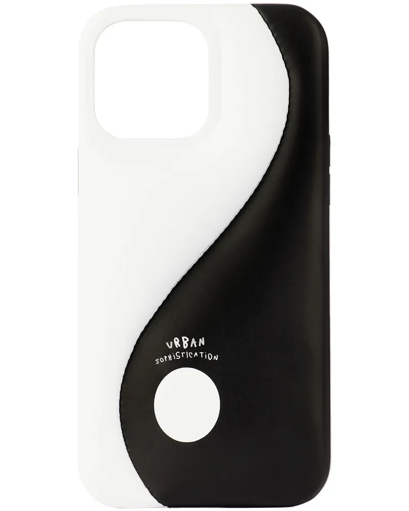 Urban Sophistication Black & White 'The Dough' iPhone 13 Pro Max Case Yin