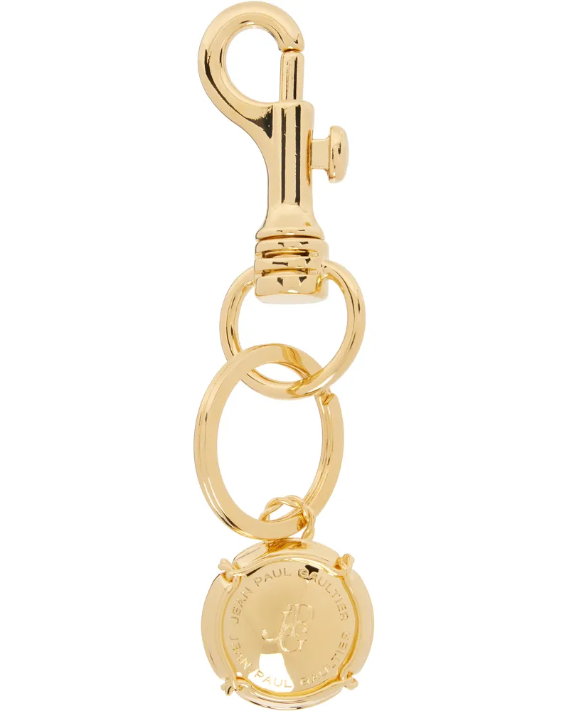 Jean Paul Gaultier Gold 'The Champagne' Keychain 92-gold